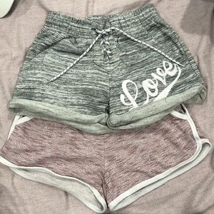 (2) XS sleeping shorts